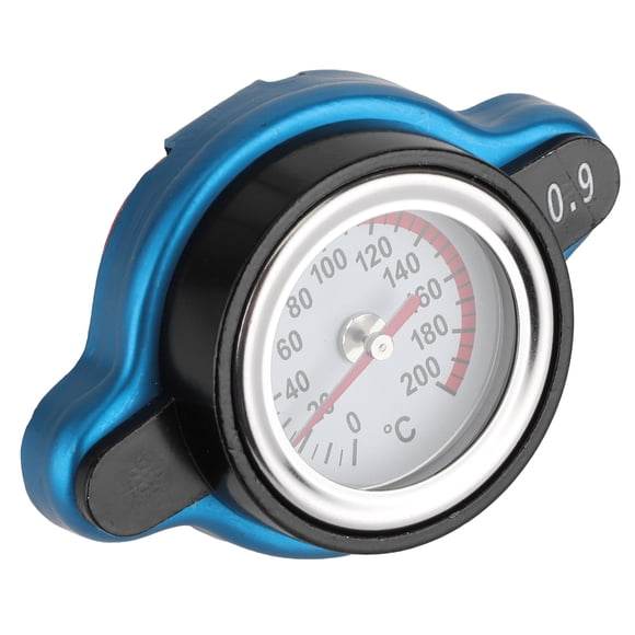 Radiator Car Radiator Cover Thermostatic Gauge Radiator W/temp Gauge Radiators Parts Universal Thermostatic Radiator Water Cover Leakproof W/Temperature Gauge