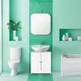 thumbnail image 6 of IVV Modern Bathroom Vanity Base W/O Top, Wooden Storage Cabinet, White, 6 of 6