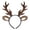 Khaki/1PCS, variant on Reindeer Antlers Headband for Women, Big Animal Antler Ears Headbands, Festive Party Hair Accessories Reindeer Fabric Headpiece Holiday Celebration Decoration, Accessories,Khaki/2PCS
