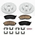 thumbnail image 3 of PowerStop Front Z23 Evolution Sport Carbon-Fiber Ceramic Brake Pad and Drilled & Slotted Rotor Kit Fits: NISSAN Select Models K5817, 3 of 10