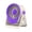 Purple, variant on Darzheoy Small Desk Fan Quiet, Plug-in Mini Table Fan with Speed Adjustable, Compact Quiet Personal Fan for Bedroom, Office, Living Room, White, Dorm, Home Office, Nightstand