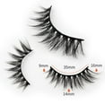thumbnail image 3 of Pestañas postizas de visón sintético, paquete de 10 pares, pestañas 8D dramáticas, estilo ojo de gato con volumen, paquete múltiple de pestañas de visón, 3 of 4