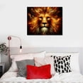thumbnail image 5 of Awypu Lion Head Portrait Wall Art Painting Pictures Print On Canvas Animal The Picture for Home Modern Decoration, 5 of 6