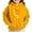 Yellow, variant on Piuwrlz Hood Sweatshirts Kids Girls Winter Hoodies Loose Pocket Round Neck Hoodie Gray Size 7 Years