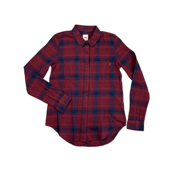Vans Meridian Tibetan Red Women's Flannel Shirt Size XS