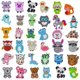 thumbnail image 1 of Kit de pegatinas de pintura de diamantes de bricolaje para niños y adultos principiantes, pintura de palos marcada con números de diamantes, animales más lindos, regalos para niños TUNC Sencillez, 1 of 5