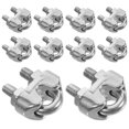thumbnail image 1 of Abrazaderas para cables de acero inoxidable, 20 unidades, 1 of 6