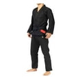 thumbnail image 5 of Fuji All Around Brazilian Jiu Jitsu BJJ Gi - Blackout Black on Black (A3), 5 of 6