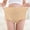 Beige, variant on High Waist Seamless Panties for Women Ice Silk Microfiber Briefs Breathable Wicking Underwear No Show Tummy Control Cooling Full Coverage Multipack S-XXL, White,XXXL