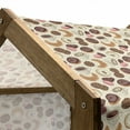 thumbnail image 4 of Dessert Pet House, Patisserie Theme Pattern Chocolate Coated Donut Cookie Latte Croissant, Outdoor & Indoor Portable Dog Kennel with Pillow and Cover, 5 Sizes, Pale Pink Brown Cream, by Ambesonne, 4 of 4