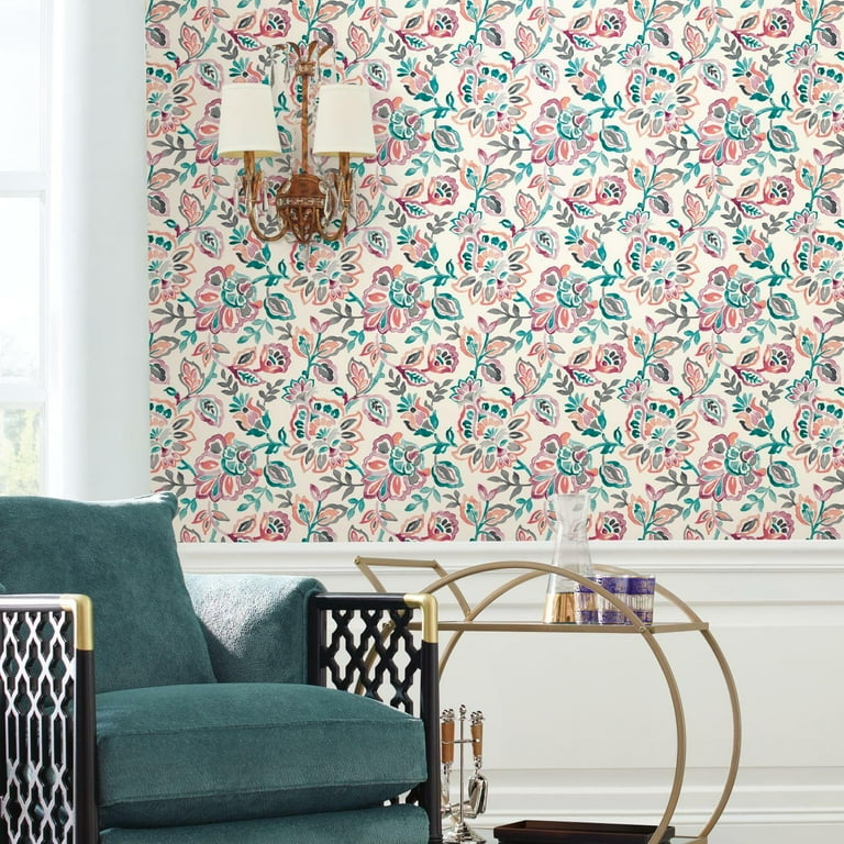 Playful Jacobean Peel & Stick Wallpaper Playful Jacobean Peel & Stick Wallpaper