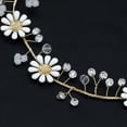 thumbnail image 4 of PBPBOX Flower Wreath Daisy Hairpin Golden Alloy 1Pcs Birthday Headwear, 4 of 8