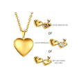 thumbnail image 3 of Collar Dije Corazón Colgante Para Foto color Dorado, 3 of 4