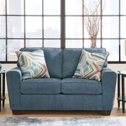Signature Design by Ashley Cashton Blue Loveseat