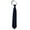 Navy Blue, variant on Solid Navy Blue Men's 17" Zipper Tie