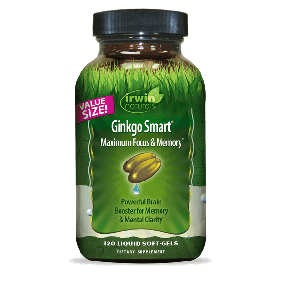 Irwin Naturals Ginkgo Smart - 120 Liquid Soft-Gels