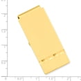 thumbnail image 3 of Gold Florentine Hinged Money Clip  For Dad Mens  For Him, 3 of 7