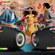 ZEALOT S89, 250W, Outdoor Wireless Speaker, IPX6 Waterproof Certified, Power Bank Function, for Camping, Beach, Party