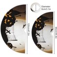 thumbnail image 3 of FMSHPON Halloween Halloween Cat Pumpkin Moon Xmas Christmas Tree Skirt Stand Mat for Holiday Party Decoration Indoor Outdoor 48 inches, 3 of 6