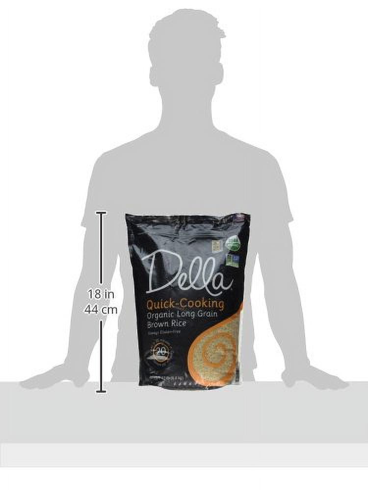 Della Organic Long Grain Brown Rice, 12 Pound 12 Pound (Pack of 1)