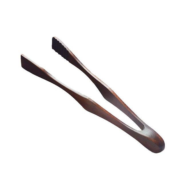 Pinzas de madera para helado de 27cm, 1 pieza, pinzas para servir alimentos, pinzas para pan, pasteles, ensaladas, para fiesta en casa, Bar TUNC Sencillez