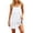 A-White, variant on Josdec Women's U-Neck Spaghetti Strap Tiered Mini Dresses Loose Casual Sleeveless Backless Ruffle Hem for Summer Beach Vacation Wear S–XXL