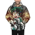 thumbnail image 5 of My Hero Academia Mens Active Sweatshirts Cozy Hoodie 3d Graphic Sweater Casual Winter Clothes Tops Coat Small, 5 of 7