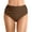 Brown, variant on Women's Tummy Control Swim Bottoms Floral High Waist Ruched Belly Control Bikini Swim Shorts Comfortable And Stylish Bathing Suit Bottom Rose Gold S