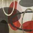 thumbnail image 2 of Marcon, Michael 26x26 White Modern Wood Framed Museum Art Print Titled - Elastic Red II, 2 of 4