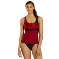 thumbnail image 5 of Sporti Active Racerback Solid Tankini Top, Removable Cup, Athleisure (Women’s), 5 of 11