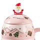 thumbnail image 4 of Tazas de café navideñas de cerámica, con cuchara y tapa, taza de agua pintada, taza de café para inauguración de la casa, Navidad, familia, , Rosado Macarena Taza de café impresa, 4 of 4
