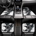 thumbnail image 7 of Naloa Abstract Eagle Ink Car Foot Mat Set of 4 Pieces - Universal Floor Liner Neoprene Full Set Floor Mats for Cars Trucks SUV, 7 of 7