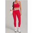 thumbnail image 2 of SKQIT 2 Piece Women's Sports Yoga Sets, Sleeveless U Neck Backless Tank Top and High Waist Crossover Leggings With Pockets Gym Pilates Outfits Set, 2 of 7