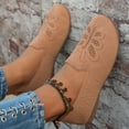 thumbnail image 5 of Msgweeeg Women Sandals Flats for Women Women's Fashionable Casual Versatile Breathable Loafers Solid Color Round Toe Closed Heel Flat Soft Sole One-Foot Low Heels Shoes, 5 of 8
