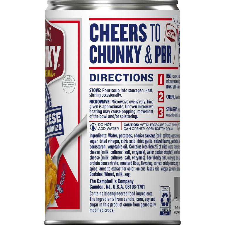 Campbell's Chunky x Pabst Blue Ribbon Beer Cheese with Potatoes