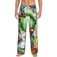 thumbnail image 2 of Kdxio Vegan1 Print Men's Sleep Pajama Pant Lounge Pants with Pockets, 2 of 8