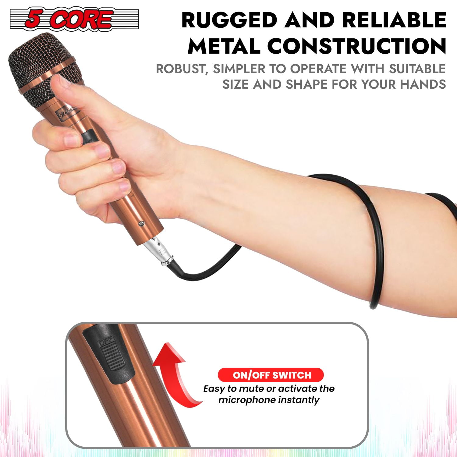 XLR Microphone Dynamic Mic Karaoke Singing Studio Microfono Handheld Mics