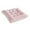 Pink, variant on Hiroekza Premium Tufted Corduroy Floor Cushion - 16 Inch Foam-Filled Seat Pillow for Living Room, Tatami, and Outdoor Use Beige