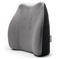 thumbnail image 1 of WENNEBIRD Model Q Lumbar Memory Foam Support Pillow for Posture, Grey, 1 of 12