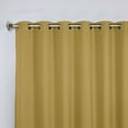 thumbnail image 2 of Superior Blackout Solid Light Filtering Grommet Curtain Panel Set, 70"x108", Yellow Mustard, 2 of 8