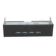 thumbnail image 2 of Concentrador De Panel Frontal USB 3.1 4 Puertos, Amplia Aplicabilidad Compatibilidad Con Plug And Play De 5,25 Pulgadas Concentrador De Panel Frontal USB 3.1 Gen 2 De Aleación De ANGGREK Otros, 2 of 8