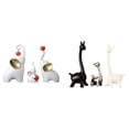 thumbnail image 1 of Esculturas de elefantes,Estatuas de elefantes,decoración del hogar,artesanías de cerámica,Figuras de elefantes familiares Adornos de escritorio,Estatua de alce y ciervo,Estatua de jirafa de, 1 of 8