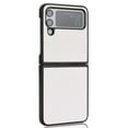 thumbnail image 5 of for Samsung Galaxy Z Flip 4 Case with Carbon Fibre Texture, Shockproof Drop Proof Lightweight Protective Slim Case Support Wireless Charging for Samsung Galaxy Z Flip 4,White, 5 of 6