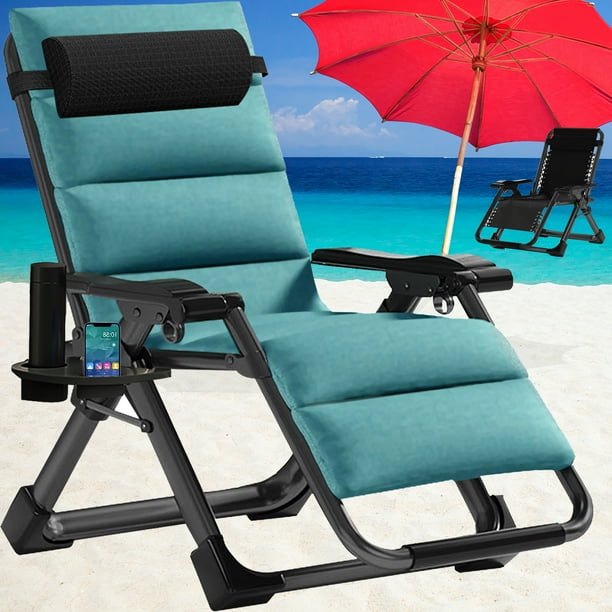 Lilypelle Zero Gravity Chair, Lawn Recliner, Reclining Patio Lounger