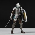 thumbnail image 4 of Figma-figura DE ACCIÓN DE Demon's Souls, armadura estriada, 590, 1/12, 4 of 5