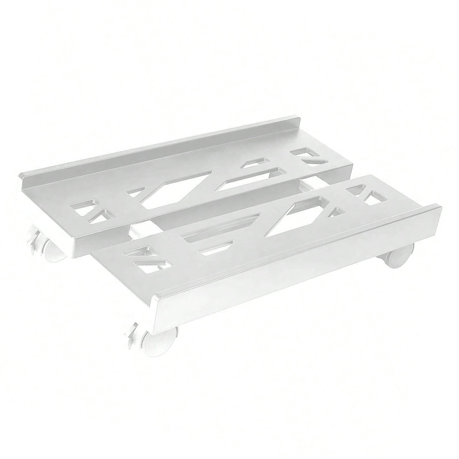 Mobile Computer Tower Stand with Adjustable Wheel Rolling PC Case Holder Enhances Cooling and Flexibility