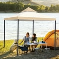 thumbnail image 2 of Yescom 10x10Ft UV30+ Gazebo Replacement Top for 2 Tier Outdoor Canopy Cover Patio Backyard Party Deck Sand+Ivory, 2 of 9