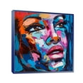 thumbnail image 3 of Designart 'Abstract Colorful Fantasy Portrait Of A Young Woman III' Modern Framed Canvas Wall Art Print, 3 of 4