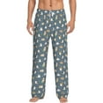 thumbnail image 2 of Goofa Cute Cats And Dogs Printed Soft Pajama Pants for Men, Wide Leg Comfy Casual Lounge Yoga Pants-X-Large, 2 of 9