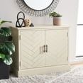thumbnail image 4 of SAFAVIEH Peyton 2 Door Contemporary White Storage Wood Rectangle Cabinet (31.5 in. W x 13.4 in. D x 26 in. H), 4 of 16